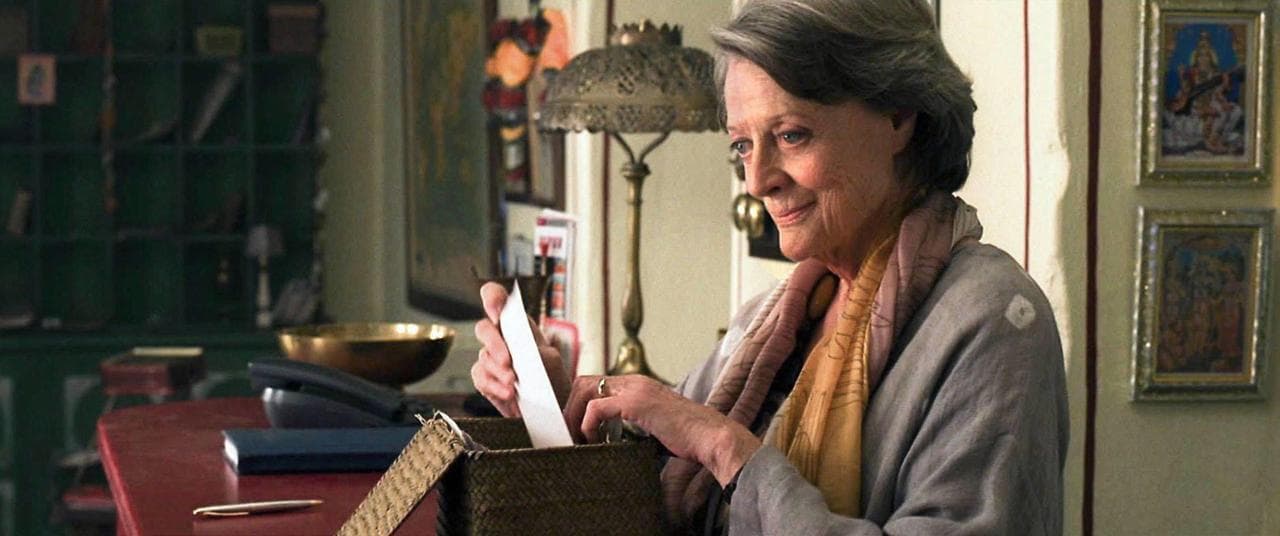 L'attrice in 'Marigold Hotel'