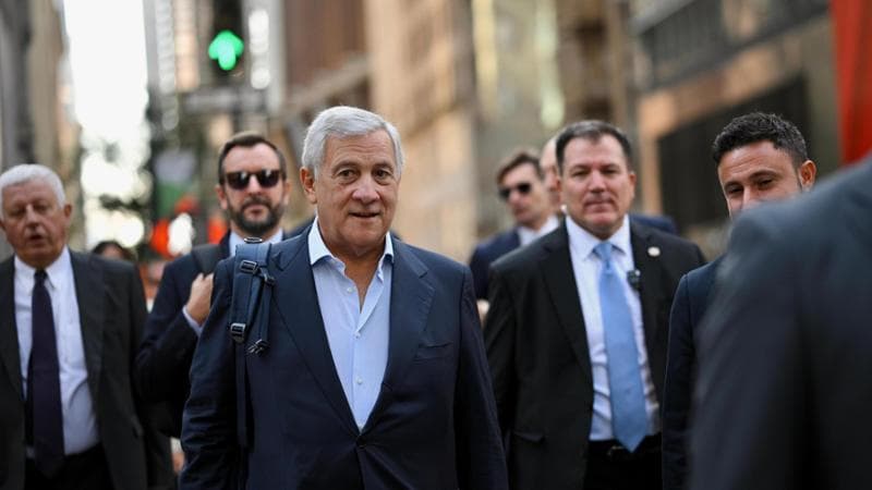 Il ministro degli Esteri Antonio Tajani a New York per l’Assemblea Generale delle Nazioni Unite, 22 settembre 2024. ANSA/ALESSANDRO DI MEO