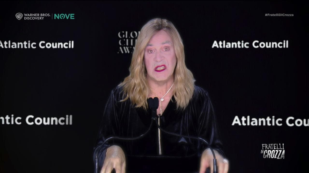 Crozza - Meloni: "Che maschio Musk. Siamo come Lilli e il vagabondo"