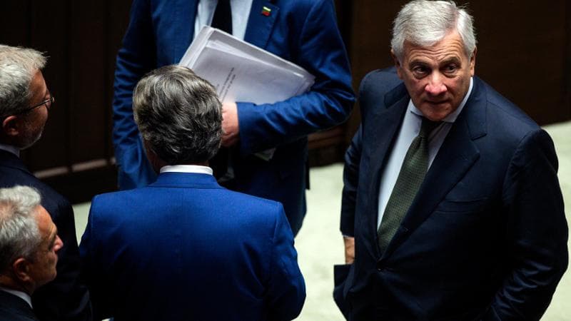 Il vicepremier e ministro degli Esteri, Antonio Tajani