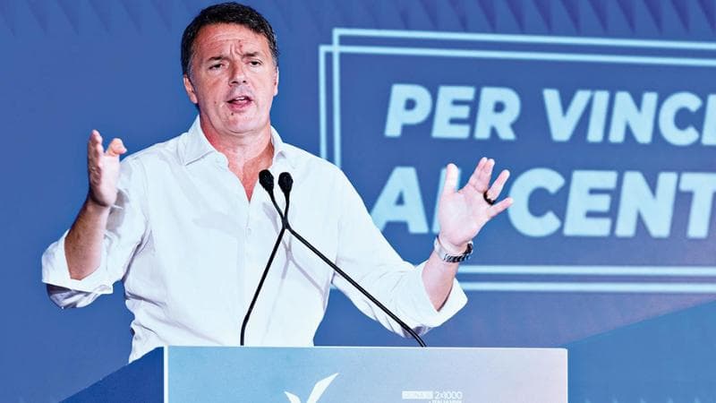 28/09/24 Roma, Assemblea nazionale di Italia Viva nella foto Matteo Renzi