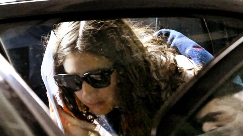 Chiara Petrolini gioved&igrave; scorso all&rsquo;uscita dal tribunale (foto Marco Vasini)
