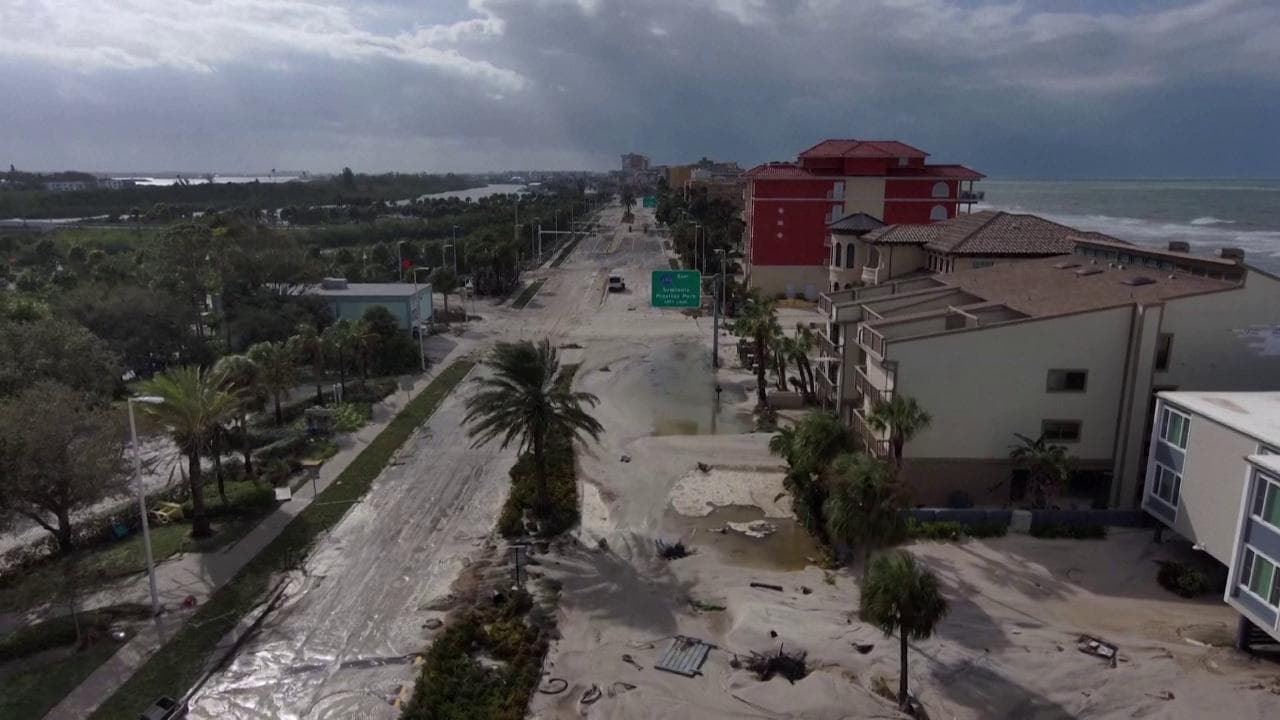 Florida, il drone mostra la devastazione dopo l'urgano Helene: danni per 100 miliardi di dollari