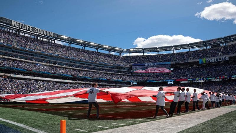 Una veduta del MetLife Stadium di New York