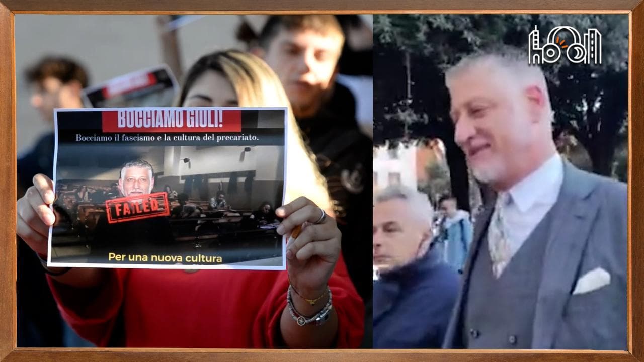 Metropolis - L'ultimo esame di Giuli alla Sapienza, Giannoli: "Il ministro studente ha preso 30, ma i ragazzi lo bocciano"
