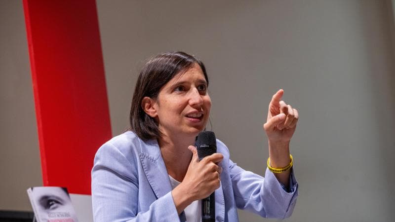 La segretaria del Pd, Elly Schlein