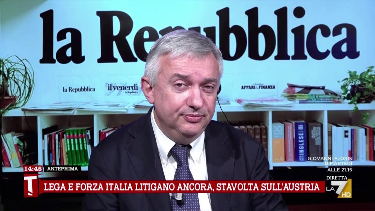 Maurizio Molinari: "Il disaccordo Tajani-Salvini sull'Austria è un problema per Meloni"