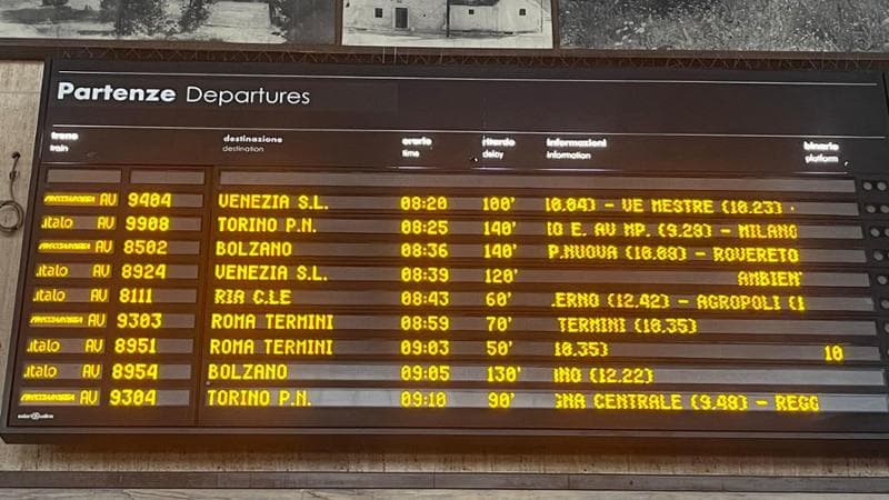 Caos ferroviario, i diritti dei passeggeri: risarcimento non sempre dovuto