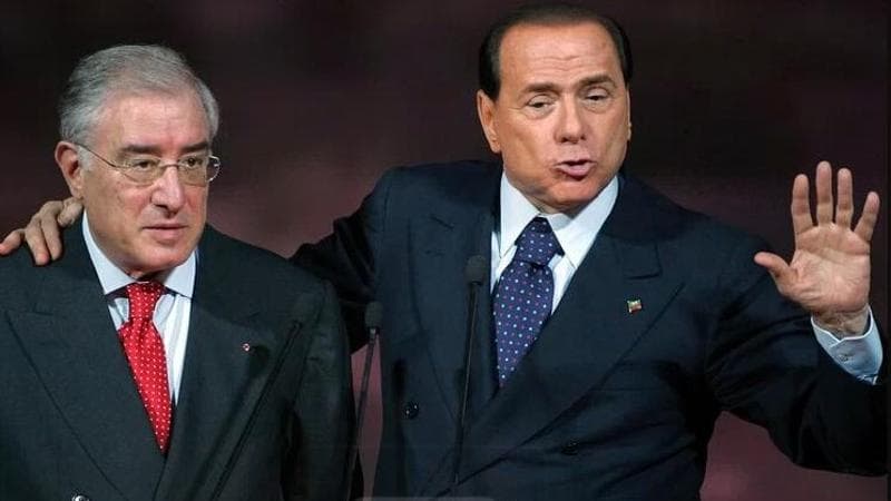 Marcello Dell'Utri con Silvio Berlusconi