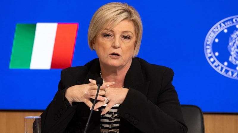 La ministra del lavoro Marina Elvira Calderone

