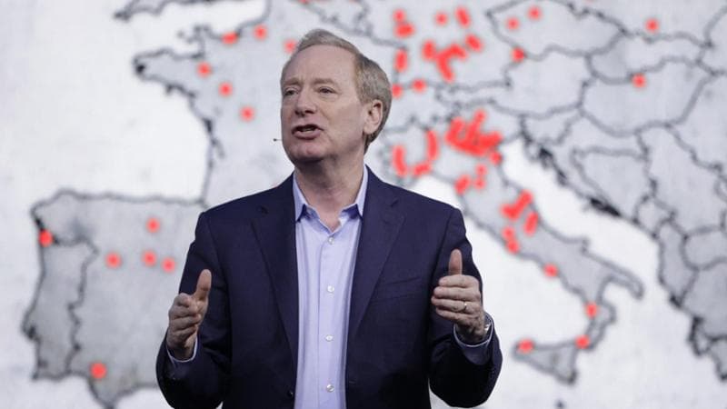 Il presidente di Microsoft Brad Smith