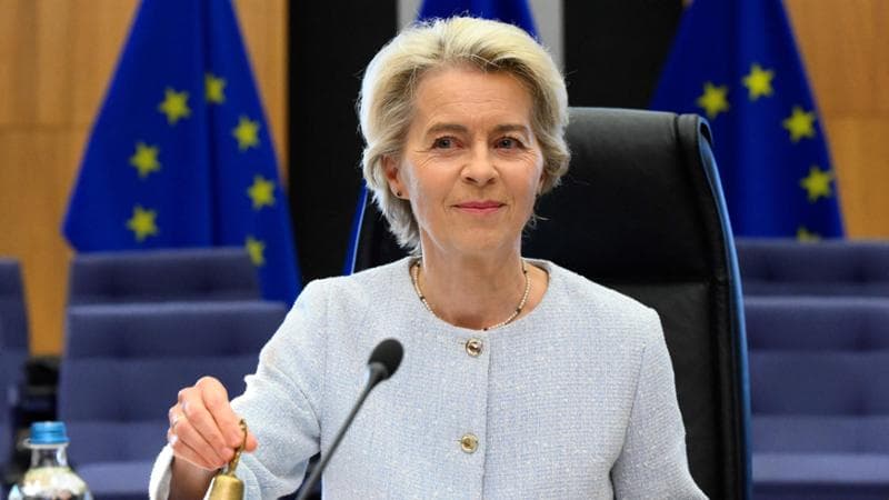 La presidente della Commissione europea, Ursula von der Leyen