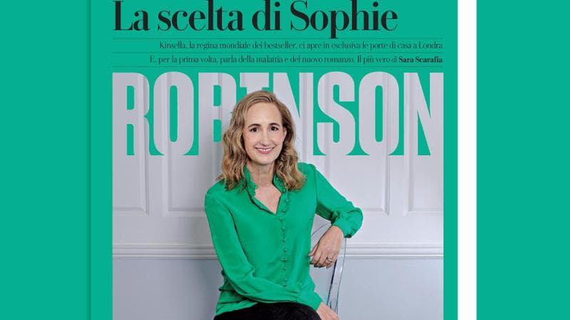 Sophie Kinsella sulla copertina di Robinson
