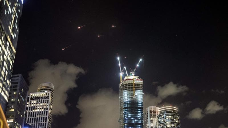 Missili su Tel Aviv