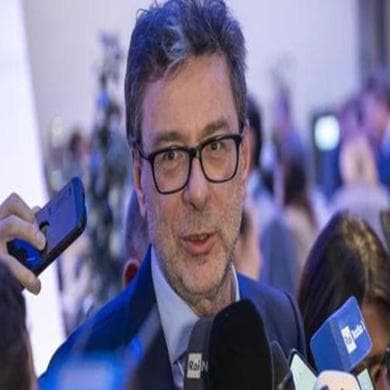 Giancarlo Giorgetti, ministro dell'Economia