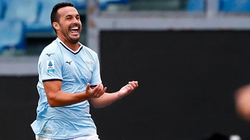 Pedro esulta dopo il gol