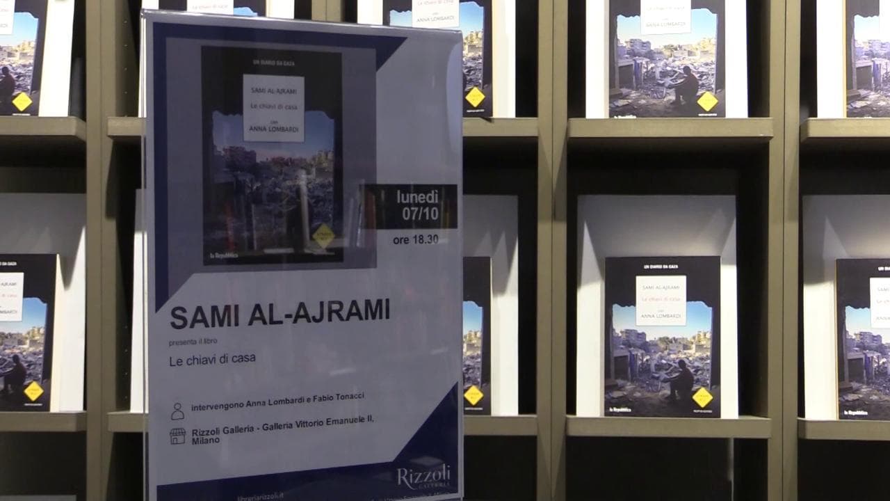 Sami Al Ajrami, presenta il suo libro "Le chiavi di casa - Diario da Gaza"