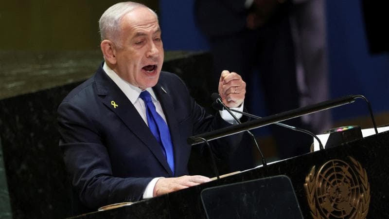 Il primo ministro israeliano Netanyahu
