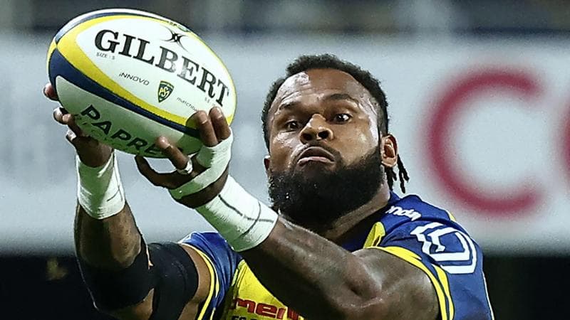 Il giocatore di rugby del Clermont, originario delle Fijii, Alivereti Raka