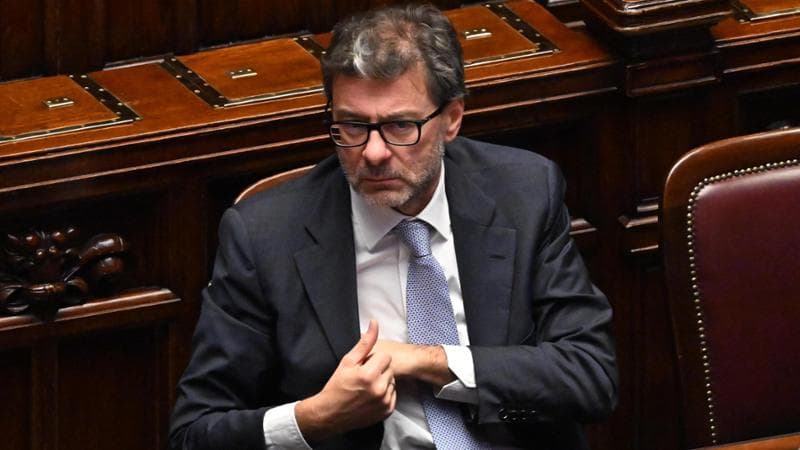 Il ministro Giancarlo Giorgetti