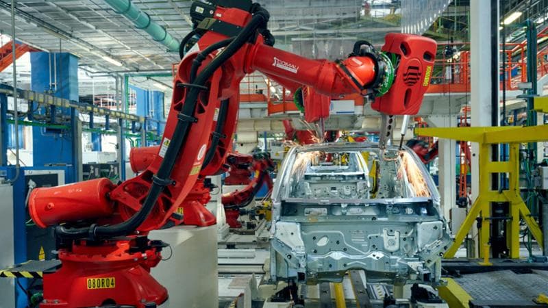 Un robot hi-tech di Comau
