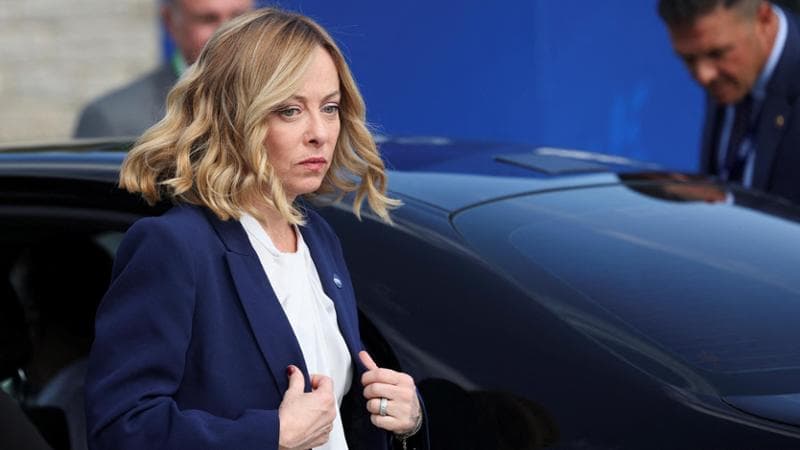 La premier Giorgia Meloni