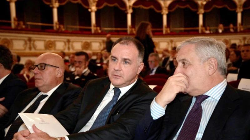 Al centro il presidente di Confindustria, Emanuele Orsini
