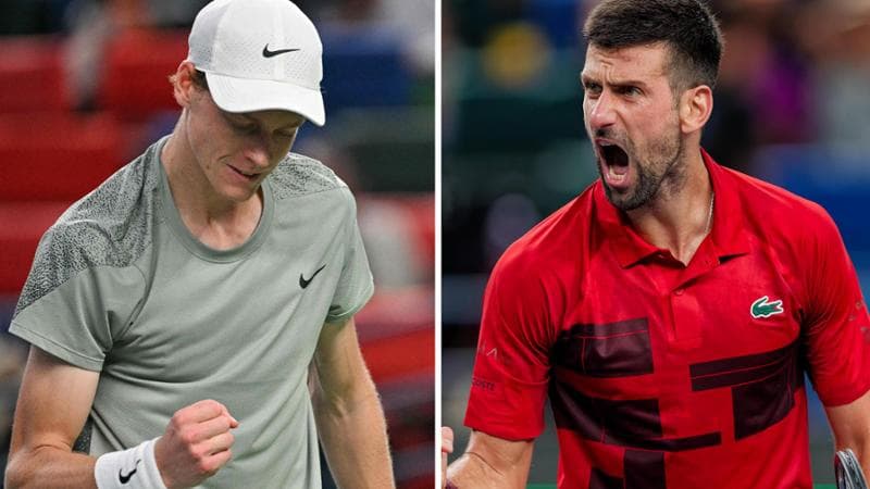 A Shanghai una sfida tra epoche, è Sinner contro Djokovic