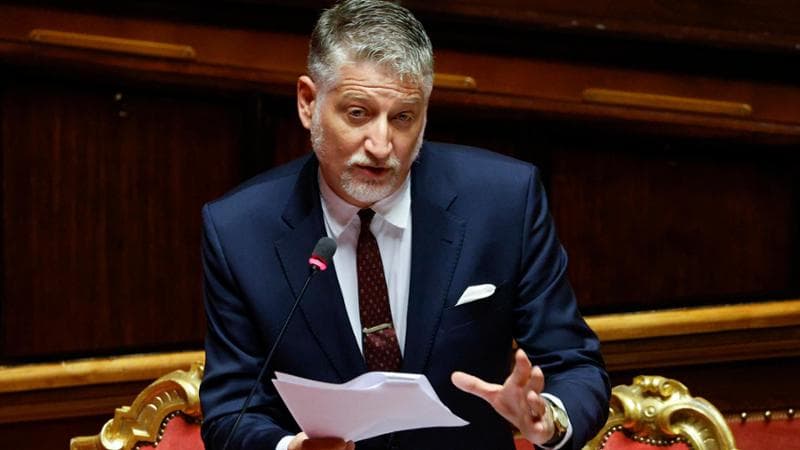 Il ministro della Cultura, Alessandro Giuli
