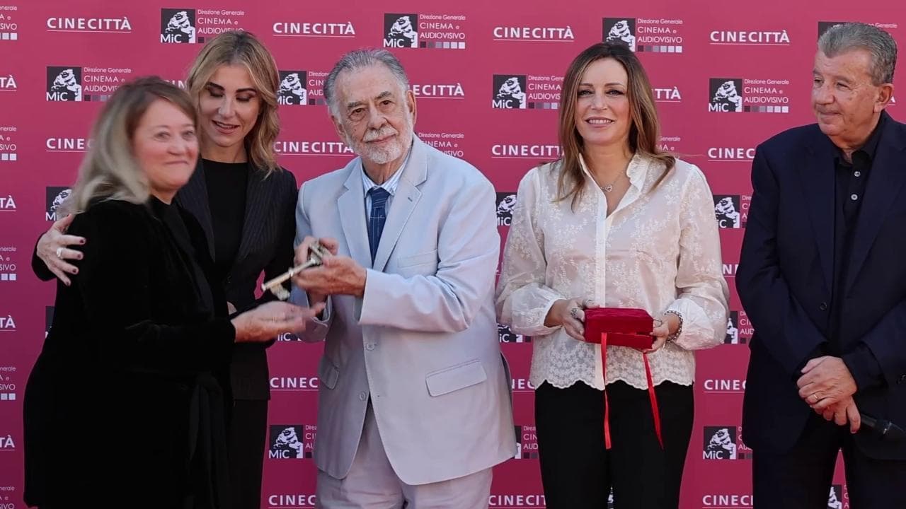 Cinema, Francis Ford Coppola a Cinecittà: "Ora il mio sogno si è avverato"