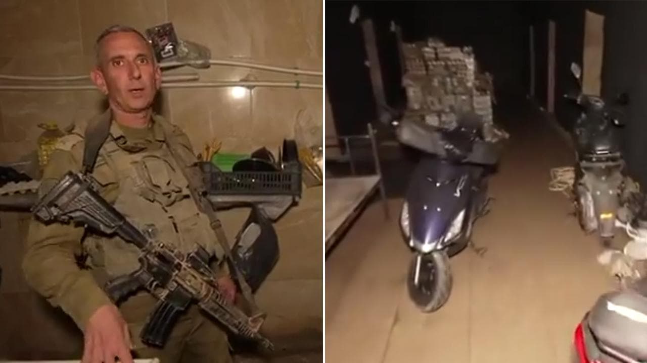 Libano, l'Idf scopre un maxitunnel di Hezbollah: "Ci sono anche le moto con cui volevano invadere Israele"