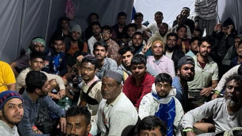 Migranti a bordo della Mare Jonio (foto di Mediterranea)