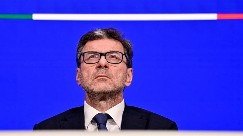 Il ministro dell'Economia, Giancarlo Giorgetti