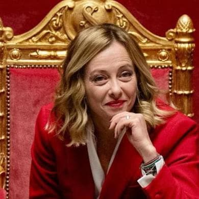 La premier, Giorgia Meloni