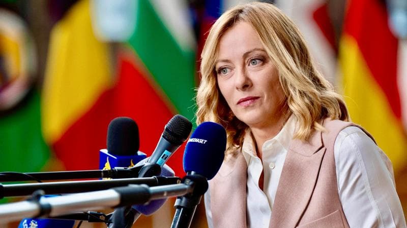 Bruxelles, 16 ottobre: la premier Giorgia Meloni