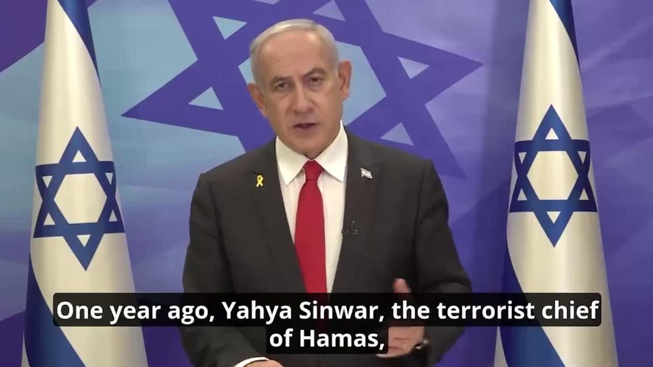 Ucciso il leader di Hamas Sinwar, l'annuncio di Netanyahu: "È l'inizio della fine della guerra a Gaza"