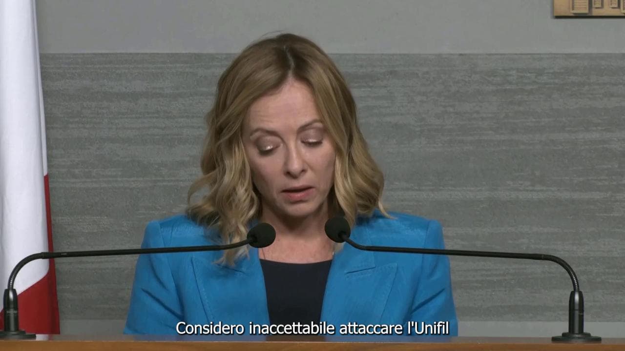 Meloni in Libano: "Rafforzare Unifil per voltare pagina"