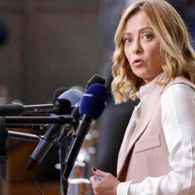 La premier Giorgia Meloni