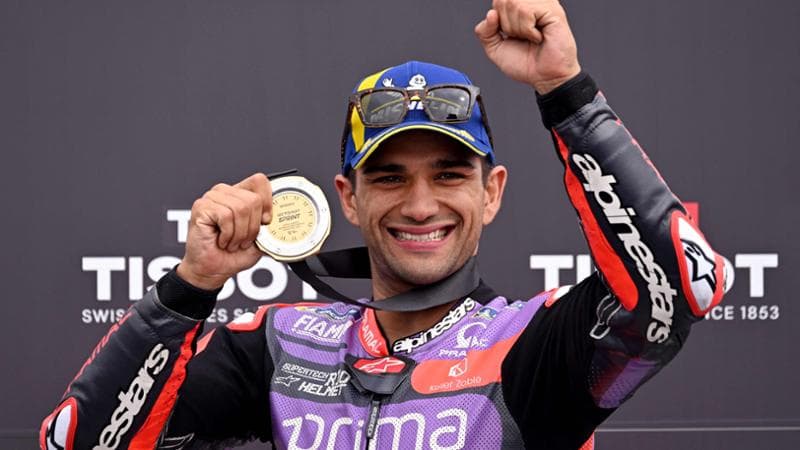 Jorge Martin festeggia la vittoria