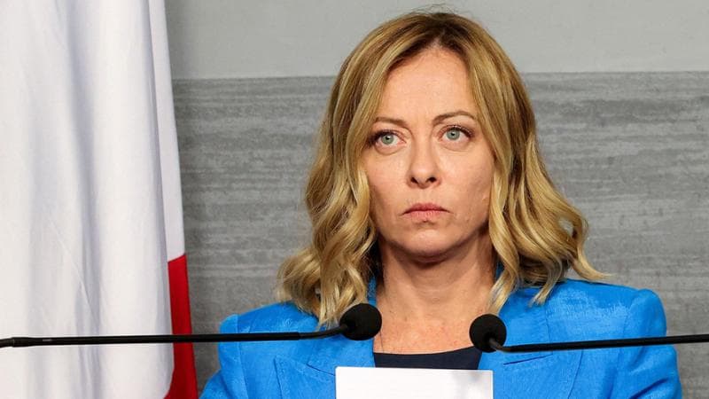 La premier Giorgia Meloni