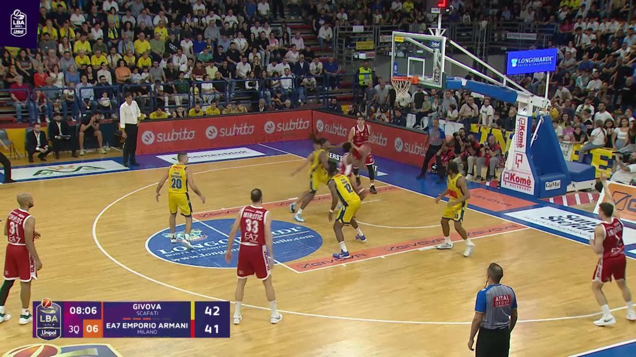 Basket serie A, gli highlights di Scafati-Milano