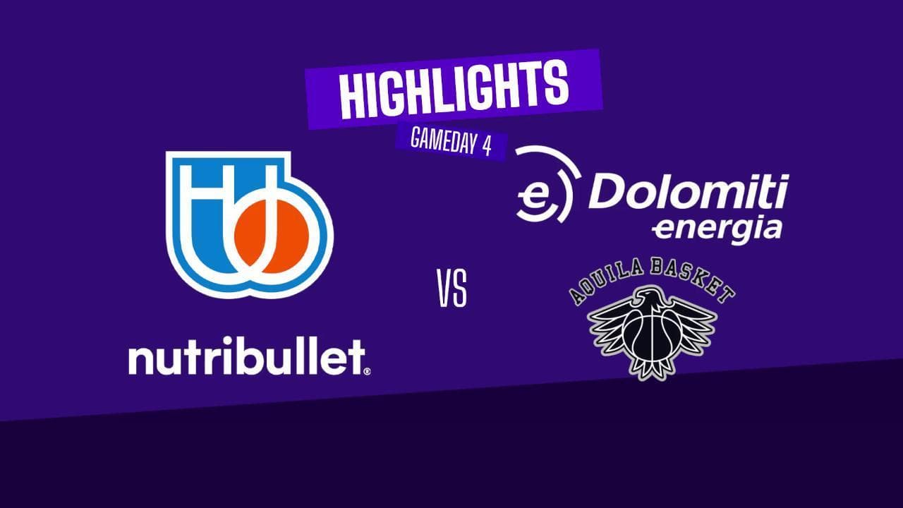 Basket serie A, gli highlights di Treviso - Trento