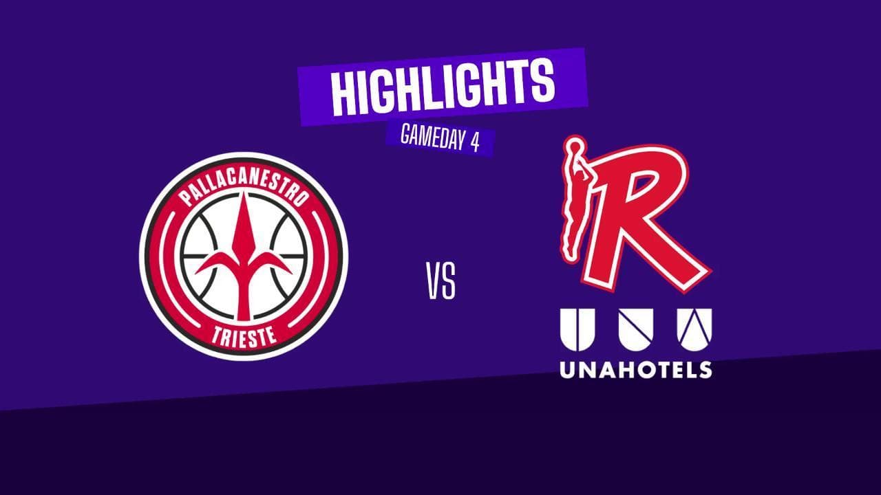 Basket serie A, gli highlights di Trieste - Reggio Emilia
