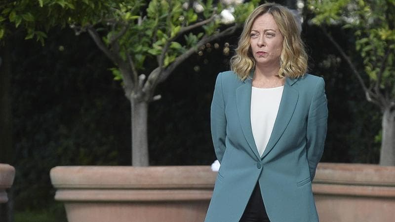La premier Giorgia Meloni