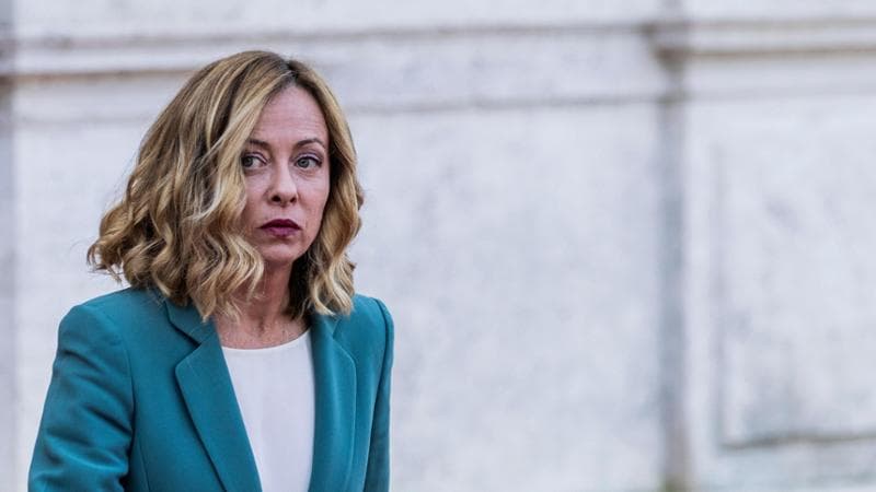 La premier Giorgia Meloni