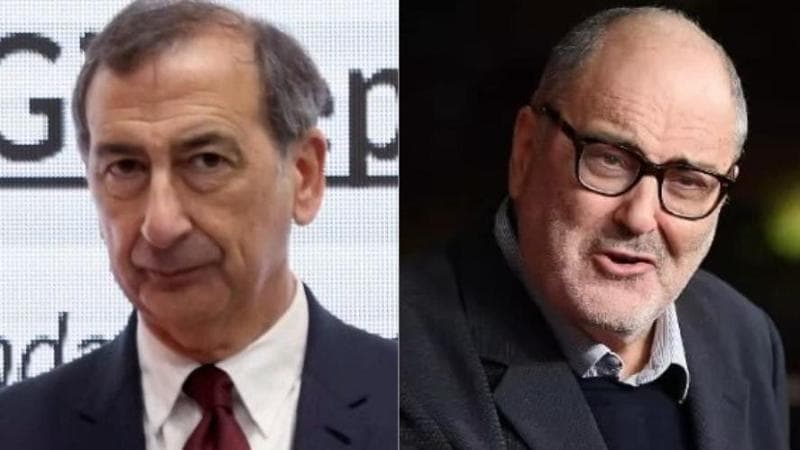 Il sindaco di Milano Beppe Sala e l'esponente dem Goffredo Bettini