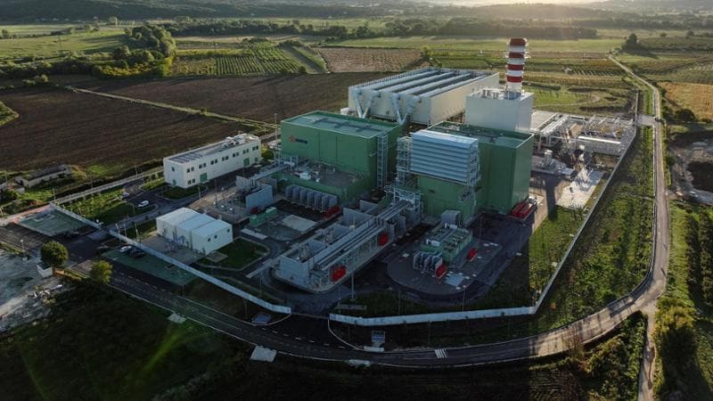 La&nbsp;centrale termoelettrica di Edison a&nbsp;Presenzano (Caserta)&nbsp;
