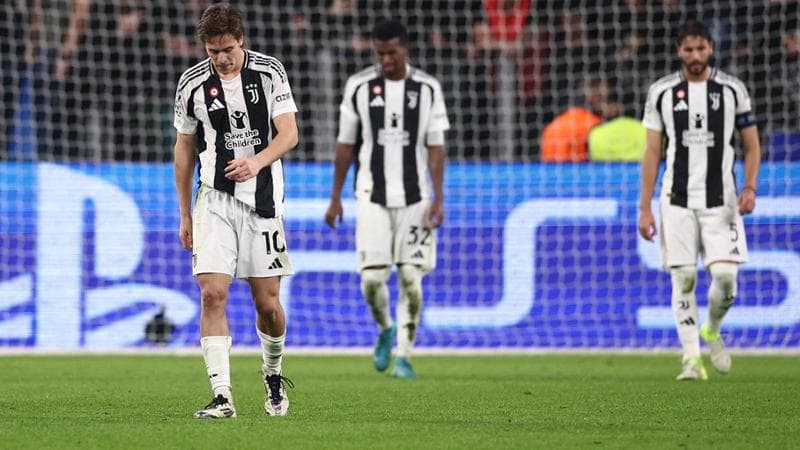 La delusione dei giocatori della Juve