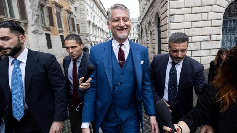 Roma, 23 ottobre: il ministro della Cultura Alessandro Giuli