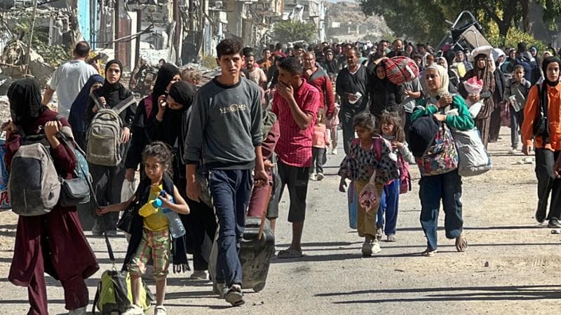 La disperazione di Jabalia: decine di migliaia in fuga dall’avanzata a nord di Gaza